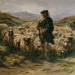 The Highland Shepherd, watercolour